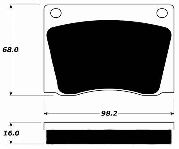 Porterfield Brake Pads for 1963 VOLVO P1800