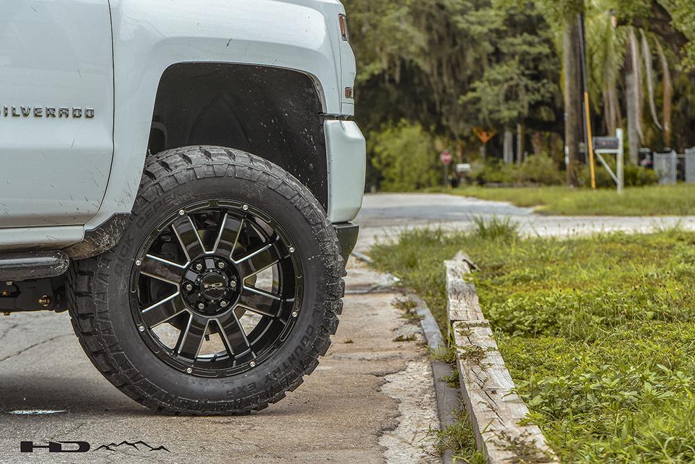 HD Off-Road 8-Point | Gloss Black Milled Edge