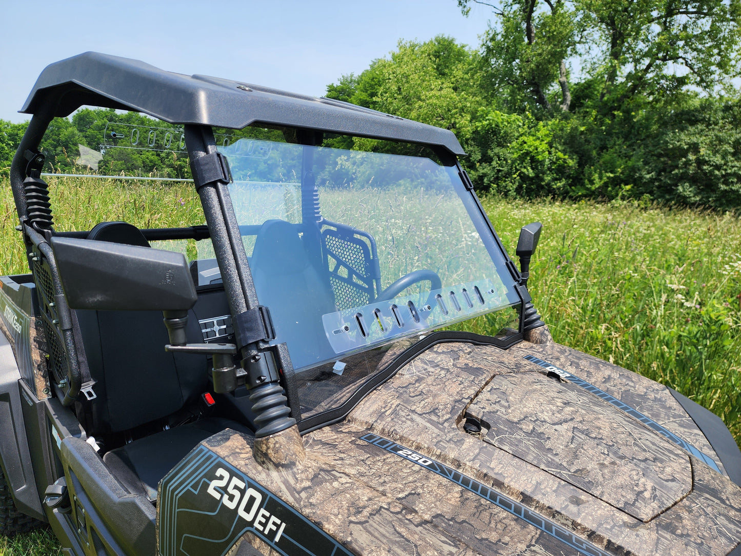 HiSun Strike 250 - 1 Pc Windshield with Vent and Hard Coat Options