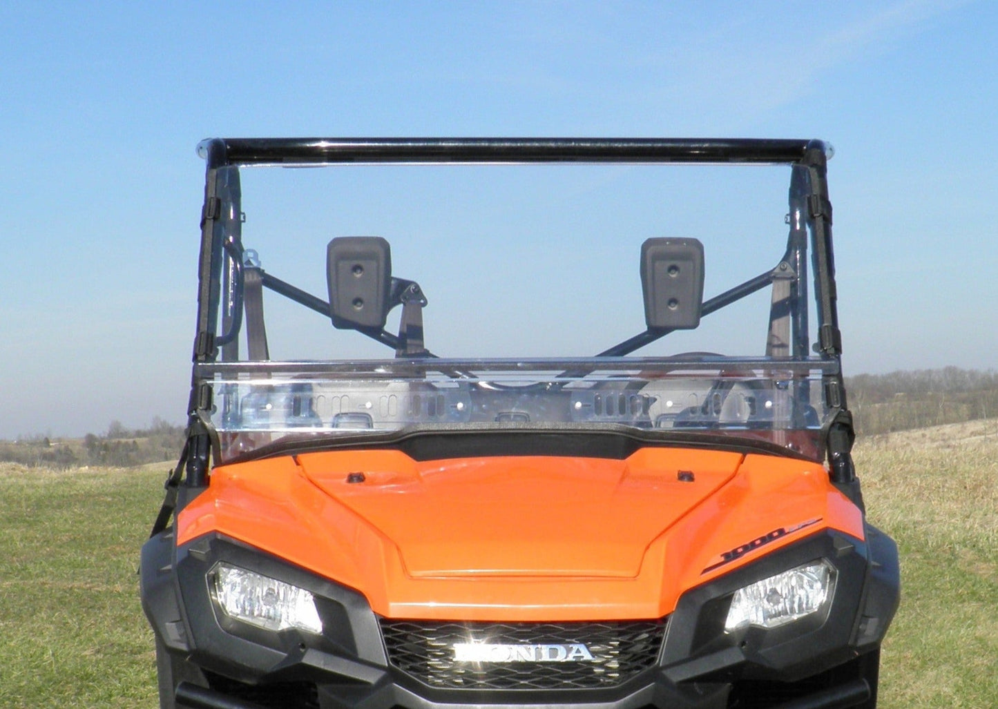 Honda Pioneer 1000/1000-5  - 2 Pc Scratch-Resistant Windshield