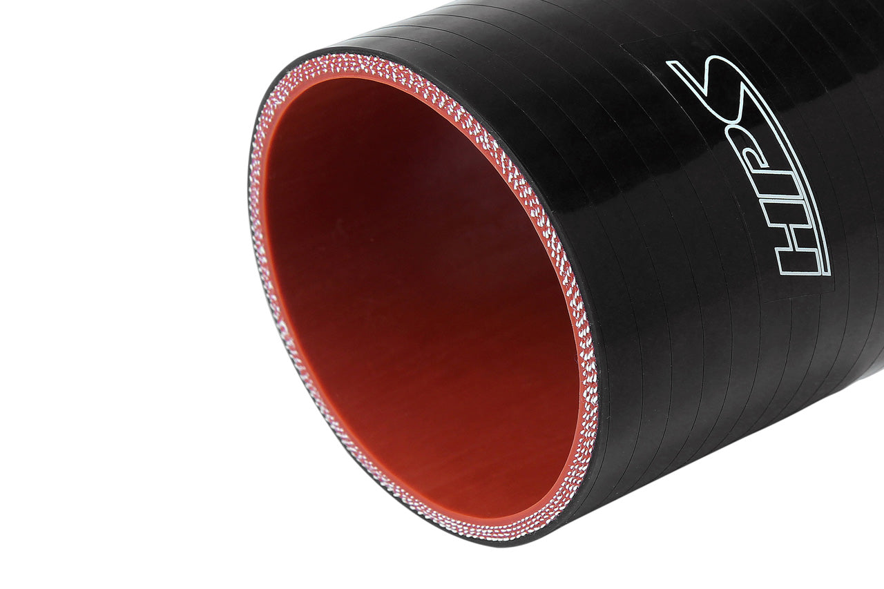 HPS Performance Products HPS 4-1/8" (105mm) Silicone Straight Coupler Hose, High Temperature 4-ply Reinforced