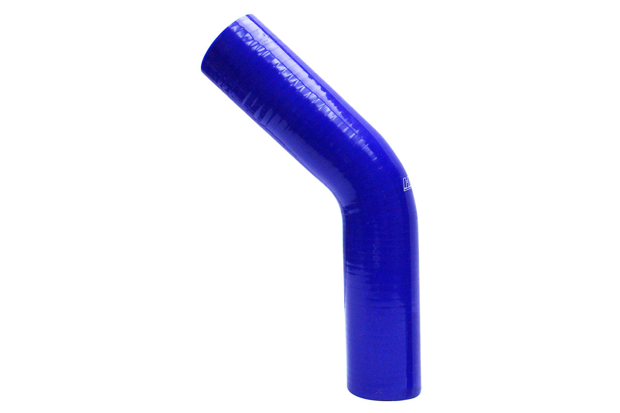 HPS Performance Products HPS 2-1/8" Silicone 45 Degree Elbow Coupler Hose, High Temp 4-ply Reinforced, 54mm ID