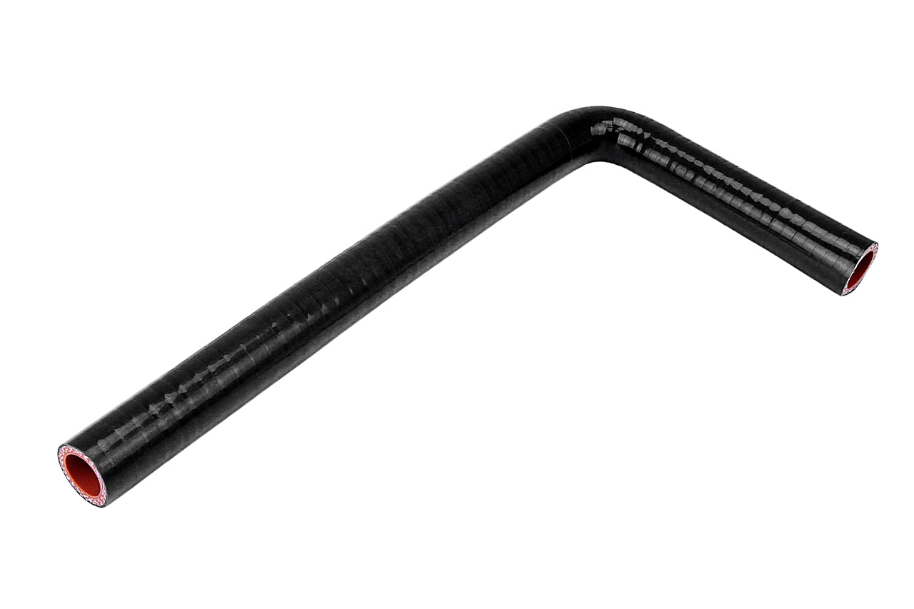 HPS Performance Products HPS 3/4" (19mm) Silicone 90 Degree Elbow Coupler Hose, High Temperature 4-ply Reinforced, Black or Blue