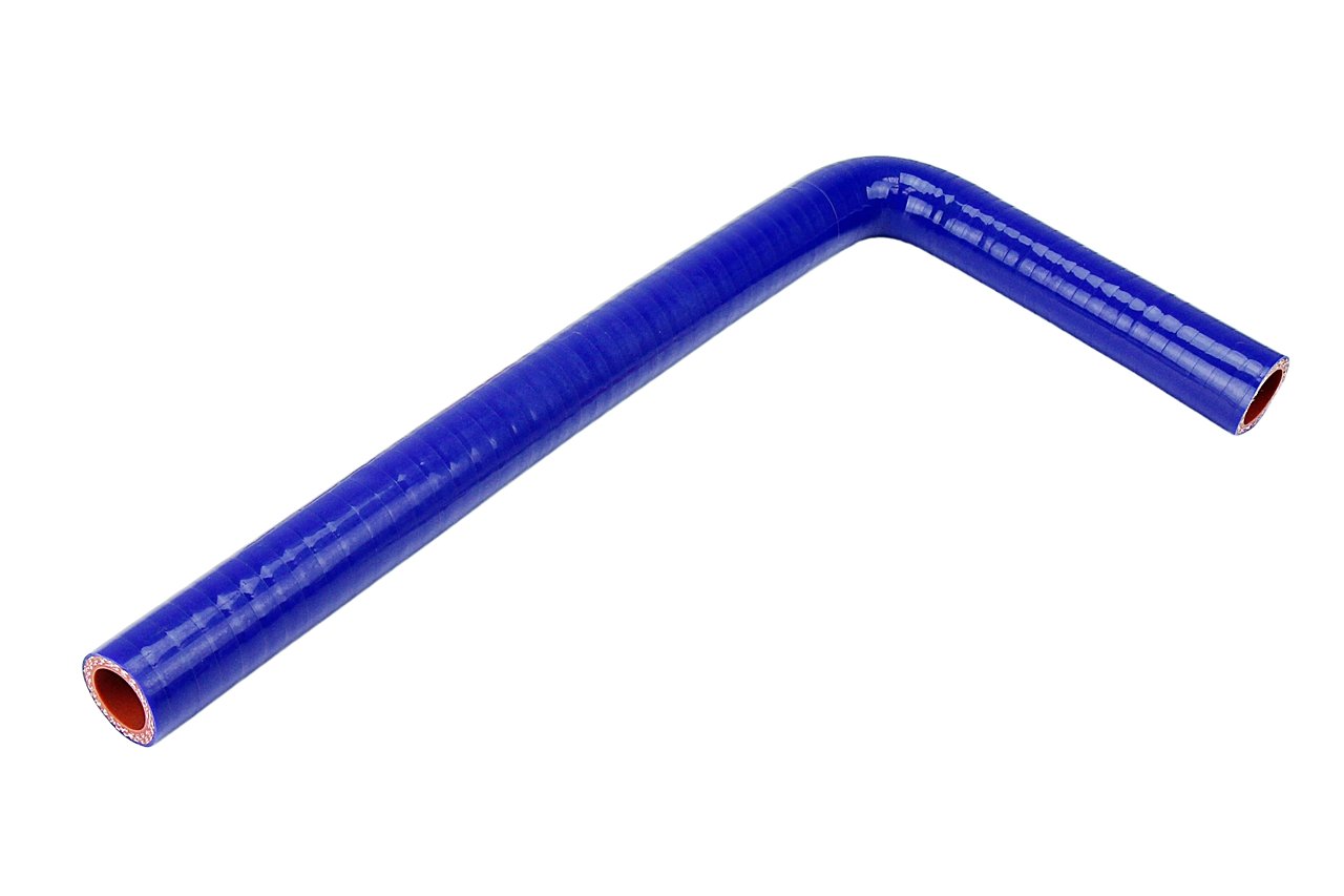 HPS Performance Products HPS 5/8" (16mm) Silicone 90 Degree Elbow Coupler Hose, High Temperature 4-ply Reinforced, Black or Blue