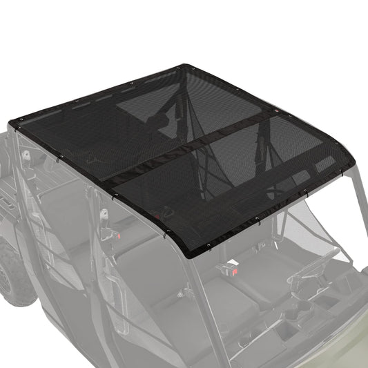 Kemimoto UTV Soft Top Window Net Mesh Fit Polaris Ranger 1000 Crew (20