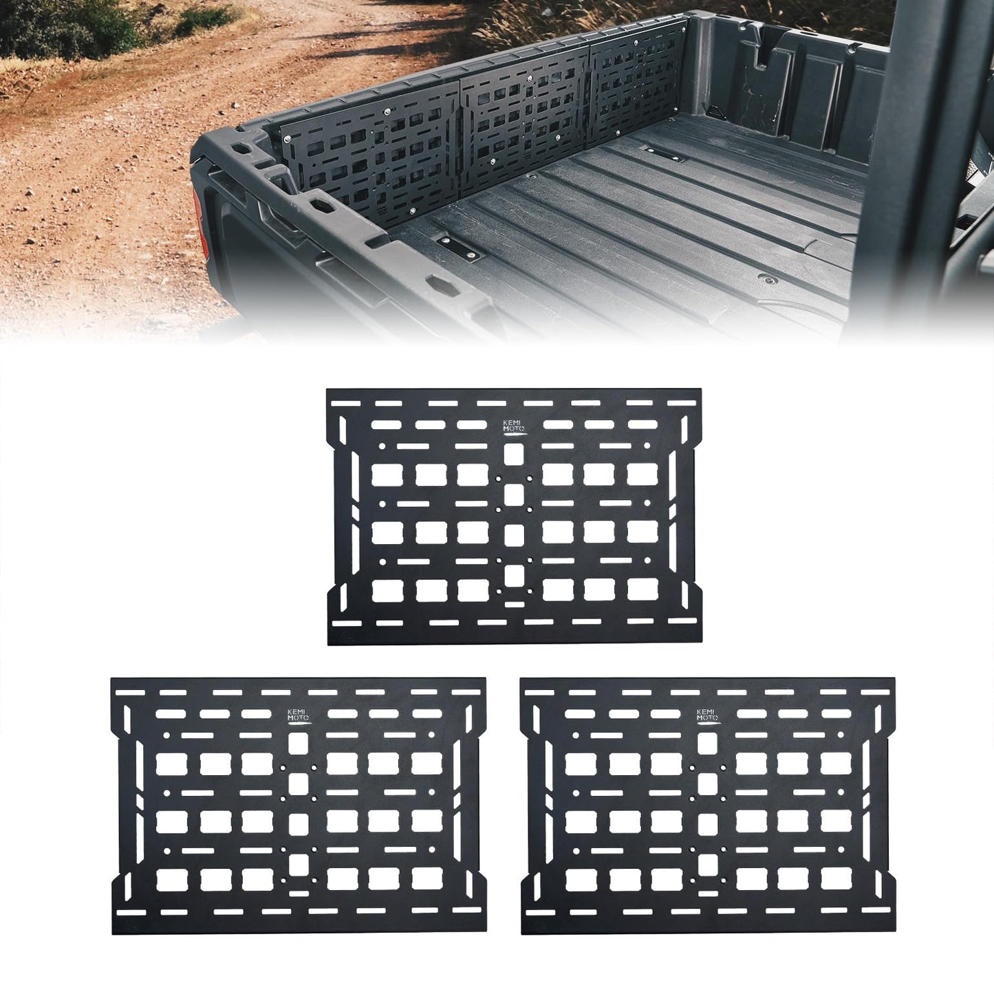 Kemimoto Molle Panel 3-Pack Defender HD10|9|8|7|5