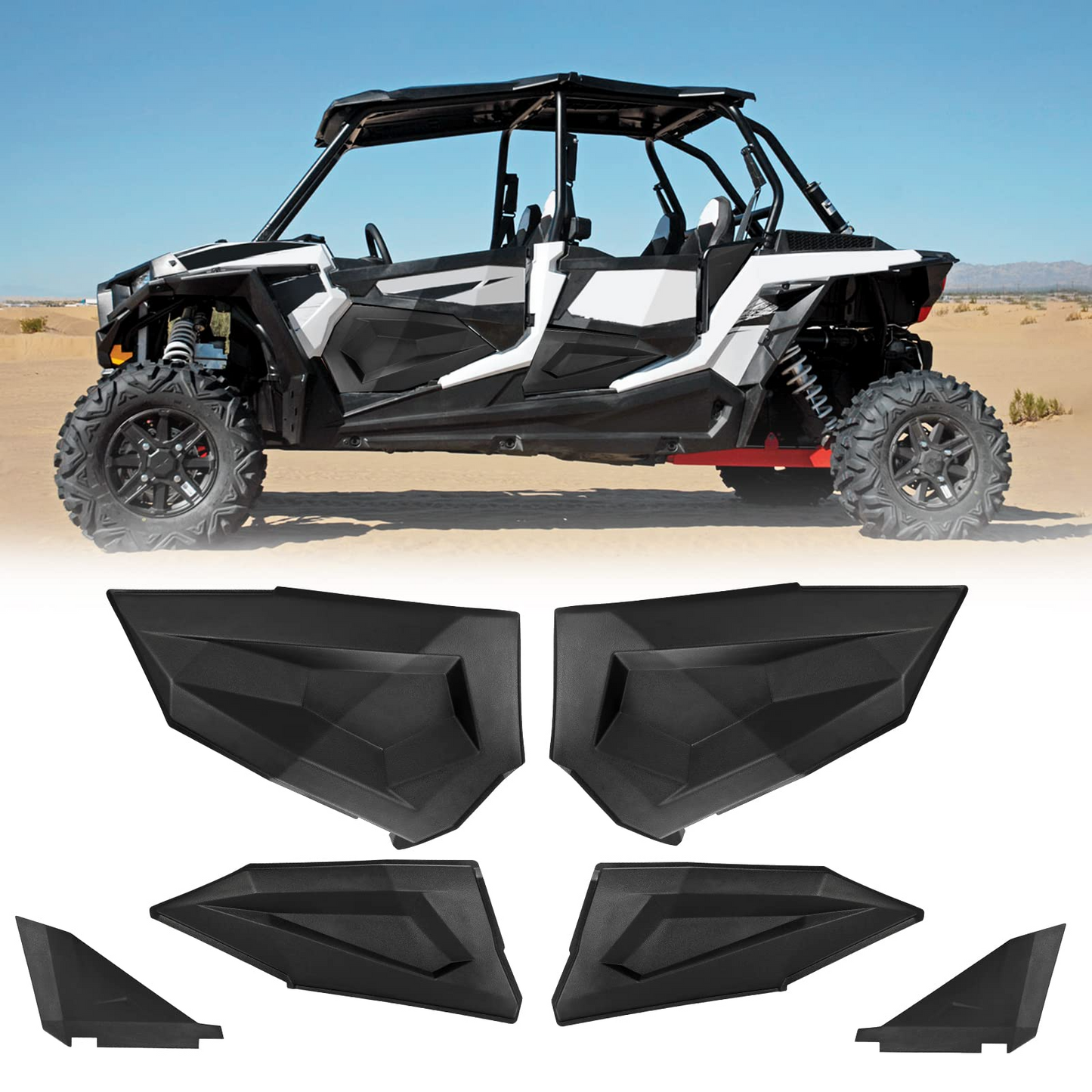 Kemimoto Lower Doors Panel Inserts Polaris RZR XP4 1000 2014-2023 (4 D
