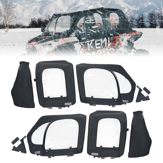 Kemimoto Soft Upper Doors With Metal Door Frame Polaris RZR XP 4 1000
