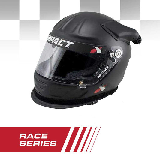 Impact RACE Offset Air Draft OS20 Helmet With OFFROAD Wired Helmet Kit - Extra Large