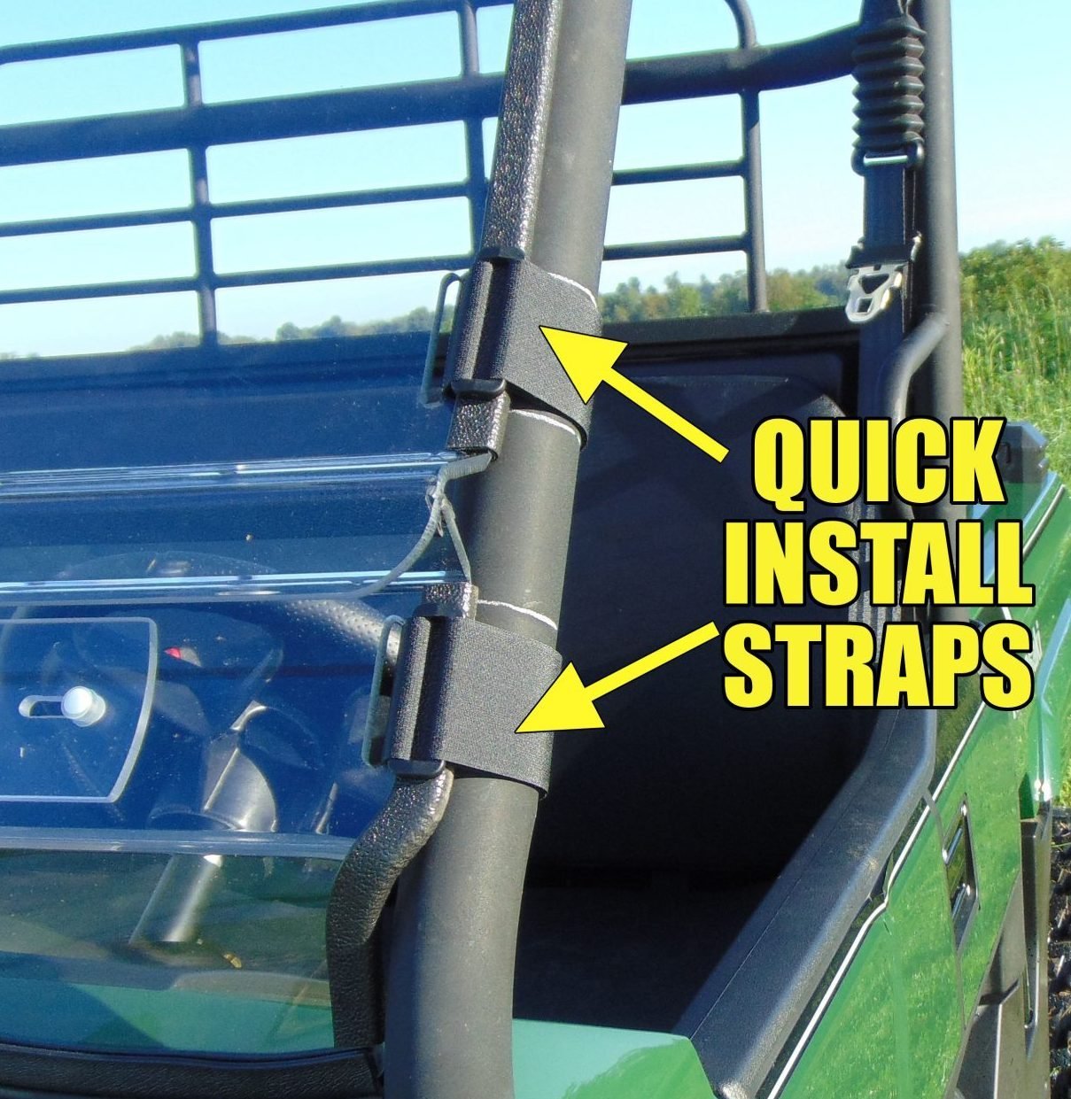Intimidator Classic 750/1000 - 2 Pc Scratch-Resistant Windshield