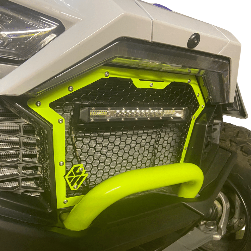 L&W Fab Front Grill with Light Bar for 20-24 RZR Turbo R / Pro R / Pro XP