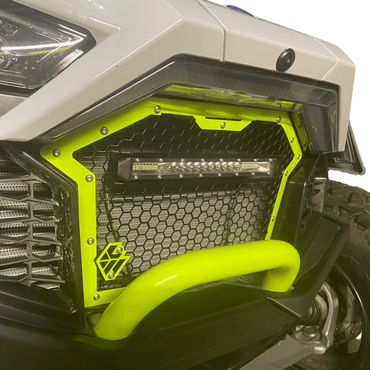 L&W Fab Front Grill with Light Bar for 20-24 RZR Turbo R / Pro R / Pro XP