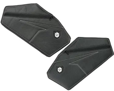 2020 RZR Pro XP 4 Pro Armor Rear Door Knee Pads with StorageWhite