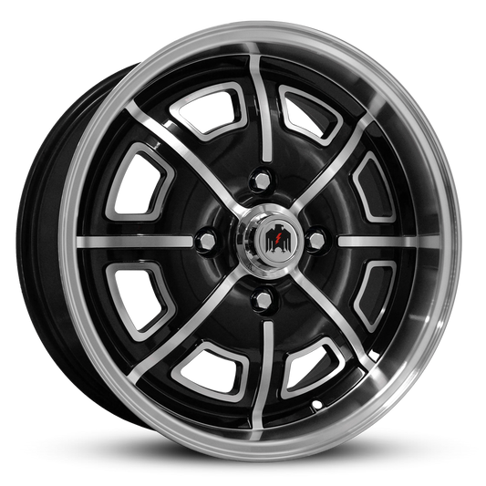 Klassik Rader Pedrini 17x7 +40 4x130mm Gloss Black/Full Machined