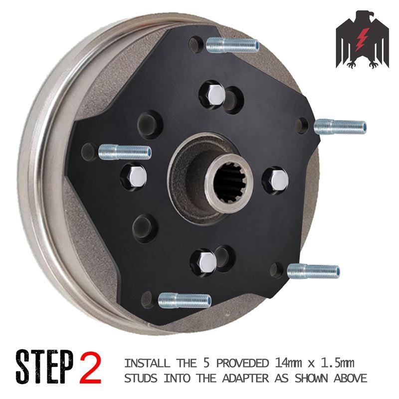 5x112, & 5x130 to 5x205 Wheel Adapters ( Sold as Each )
