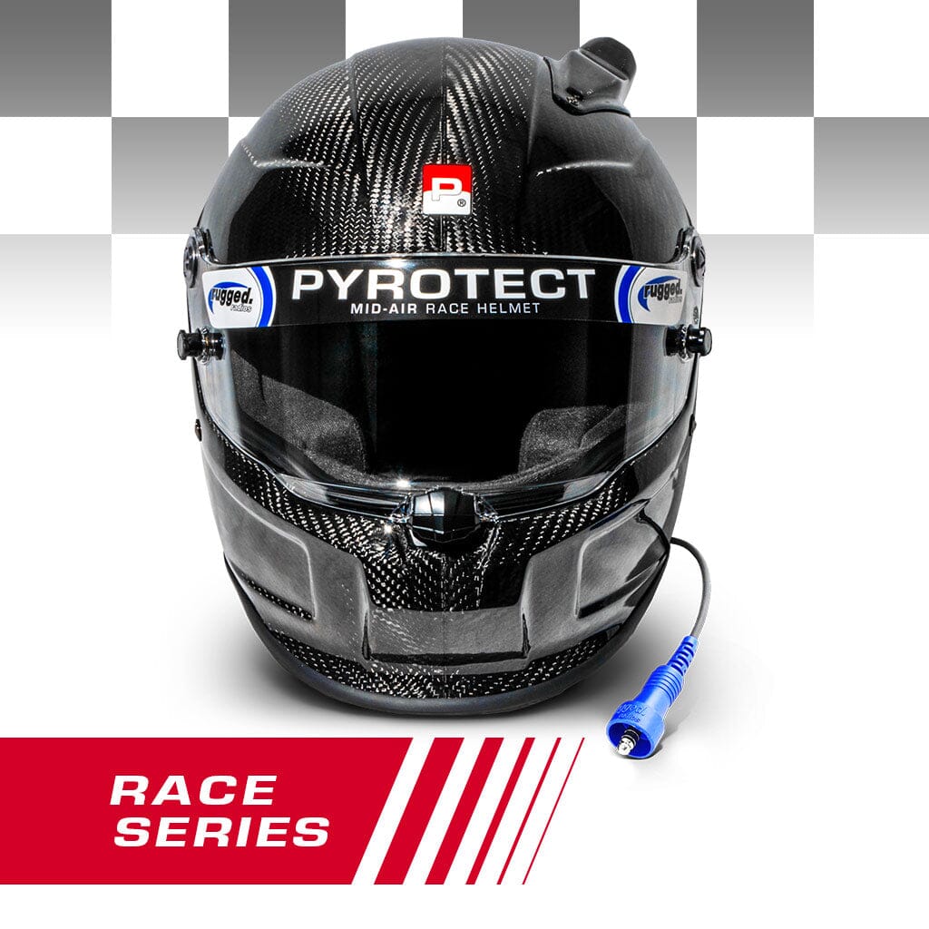 Pyrotect RACE Pro Airflow Mid Forced Air 3K Carbon SA2020 Wired OFFROAD - XX-Large
