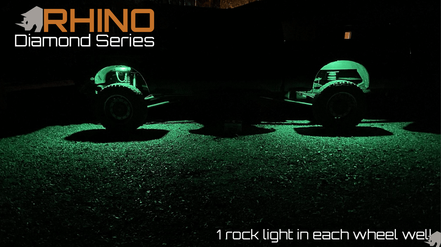 Rhino Lights Diamond Series RGB Rock Lights