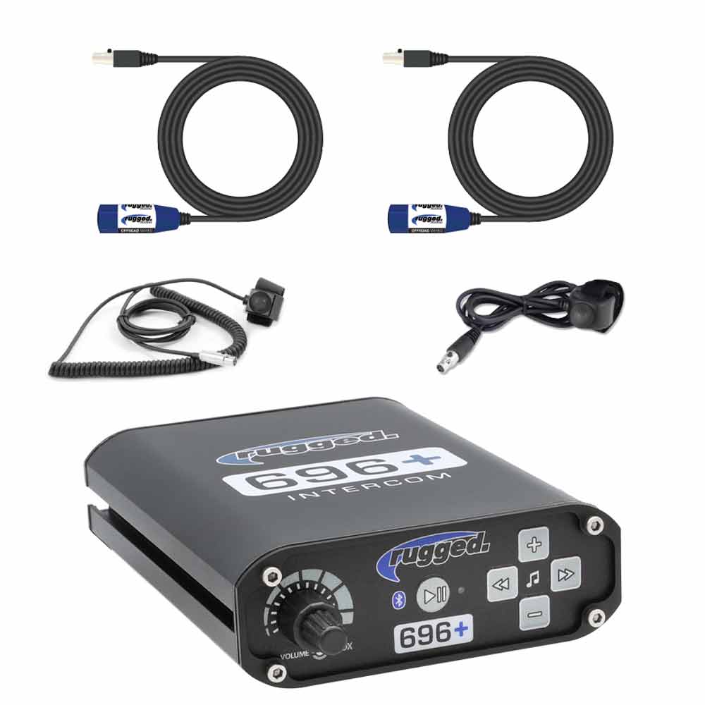Rugged Radios 2 Person - BUILDER KIT with RRP696 PLUS Bluetooth Intercom System