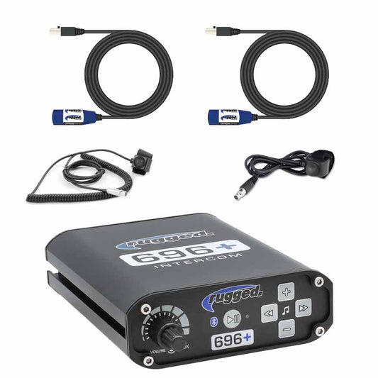 Rugged Radios 2 Person - BUILDER KIT with RRP696 PLUS Bluetooth Intercom System
