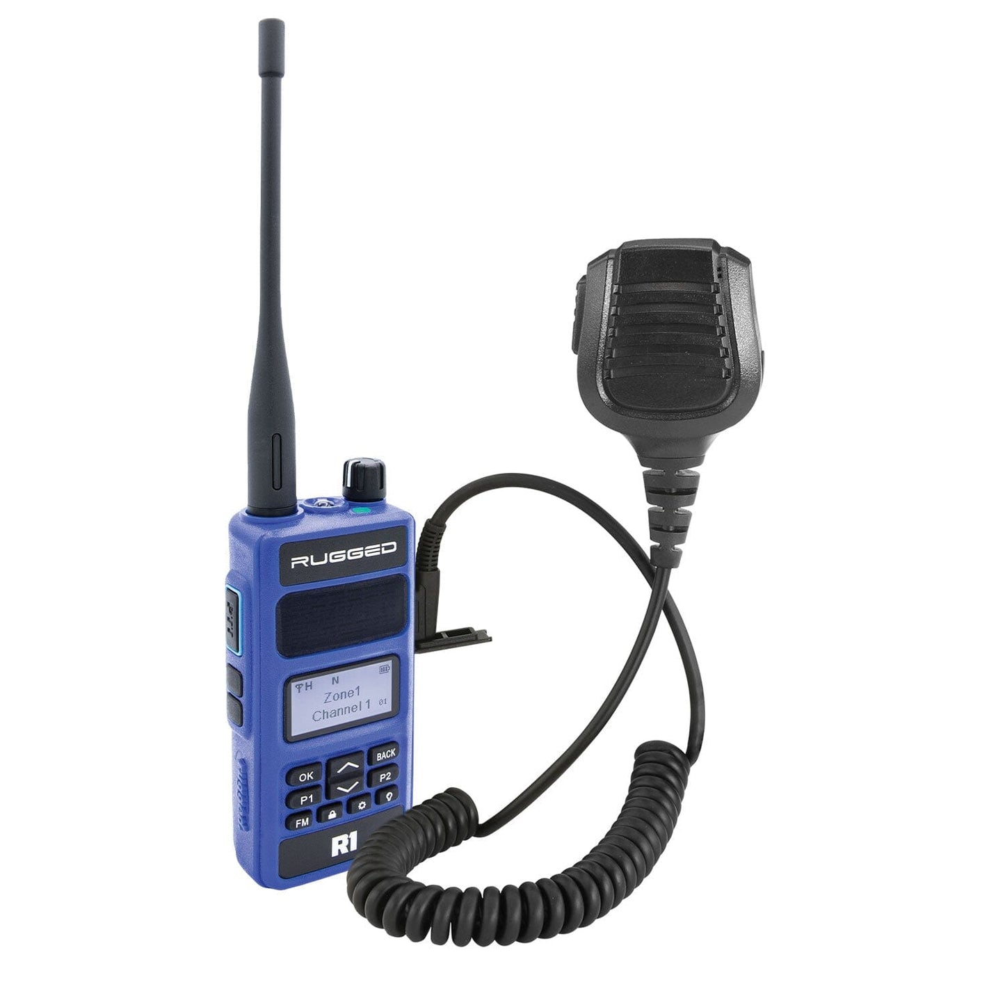 Rugged Radios Bundle - Rugged R1 Business Band Handheld Radio with Hand Mic