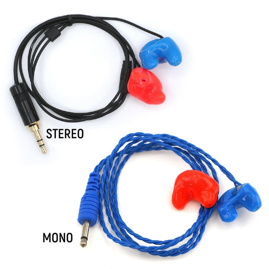 Challenger Semi-Custom Molded Ear Bud Speakers with 1/8 Plug - Stereo