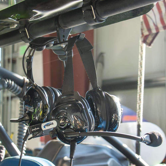 Dual Headset Hanger with Bar Mount - 1.50 Inches Tube Diameter