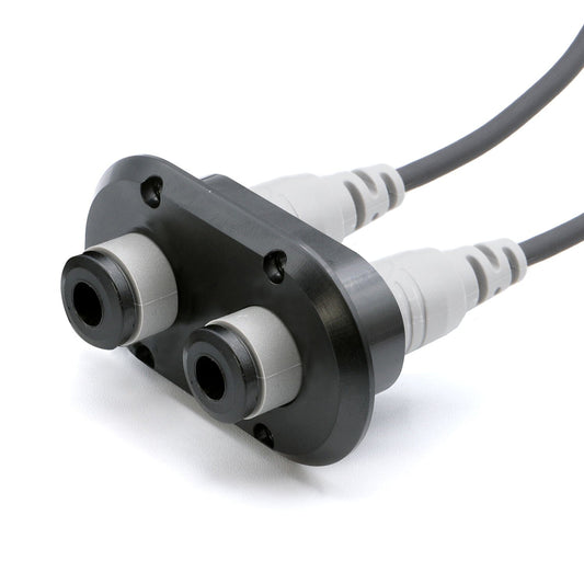 Dual Headset / Helmet Jack Flush Mount - Offroad