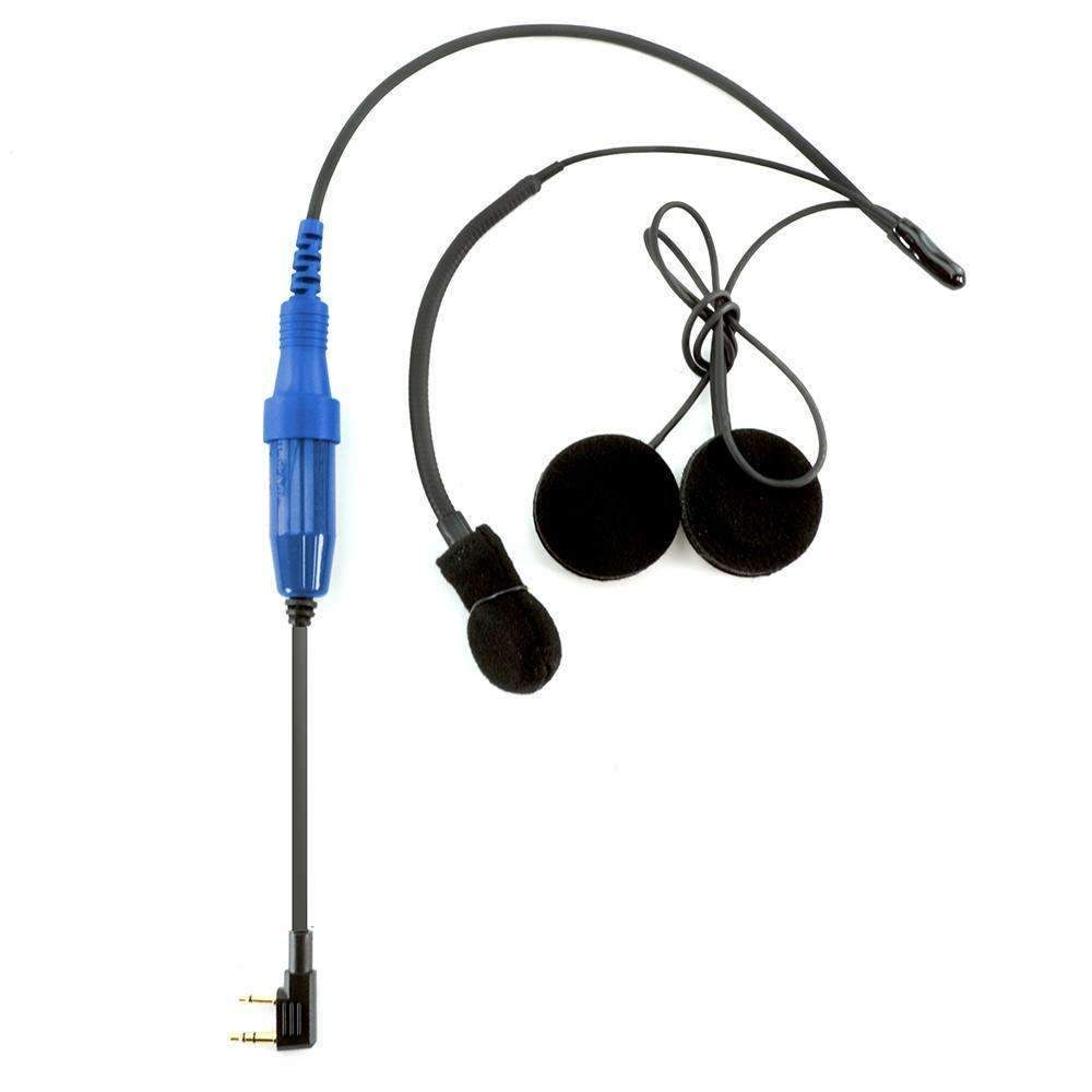 Rugged Radios ENDURO Moto Kit -  Includes Helmet Kit and Compact Harness Cable