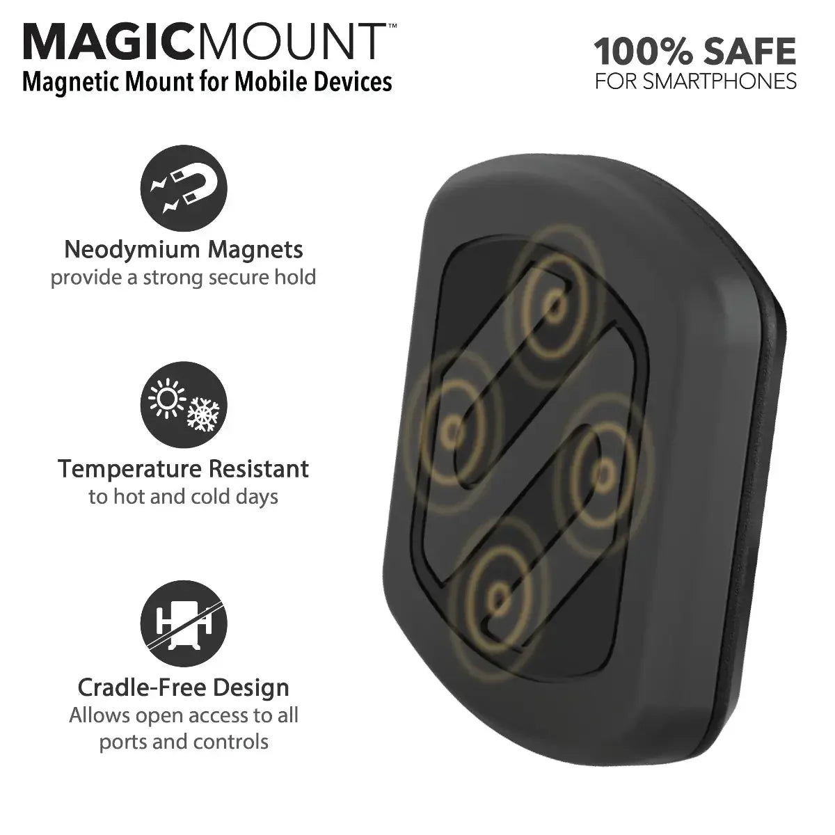 Rugged Radios Hand Mic for RDM-DB Mobile Radios with Scosche Surface Magnetic Mount