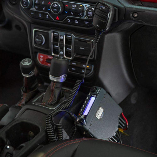 Mobile Radio Mount for JL JT and Gladiator Passenger Side Interior