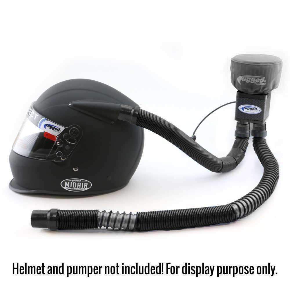 Rugged Radios MAC-X 2-6 ft Expandable Ultra Flex Helmet Air Pumper System Hose