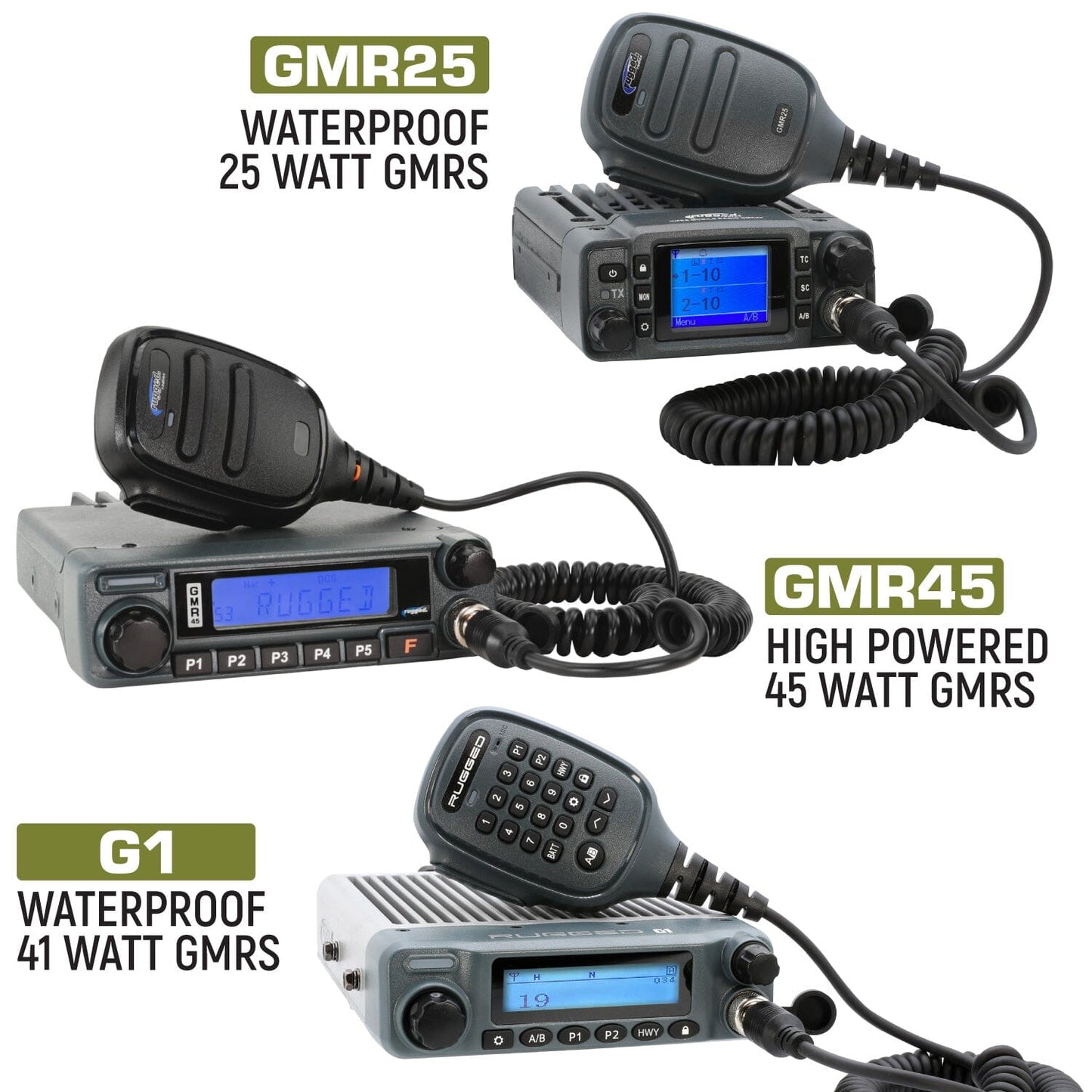 Rugged Radios Mercedes Sprinter Van Two-Way GMRS Mobile Radio Kit