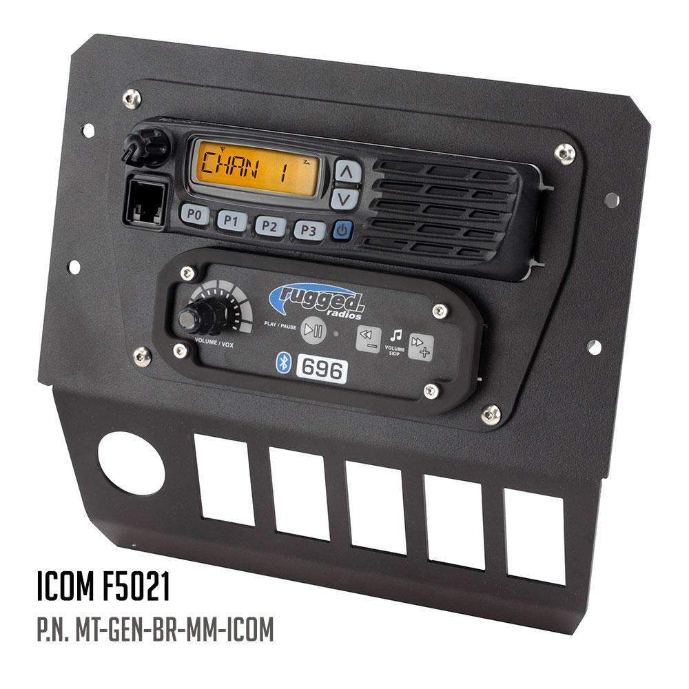 Rugged Radios Polaris General Multi Mount Kit for Radio and Intercom