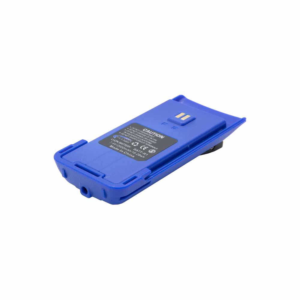 Rugged Radios R1 Replacement Battery with 12v Charge Port and Belt Clip