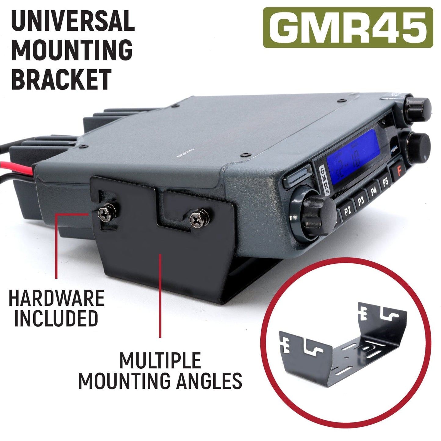 Rugged Radios Radio Kit - GMR45 High Power GMRS Band Mobile Radio with Antenna