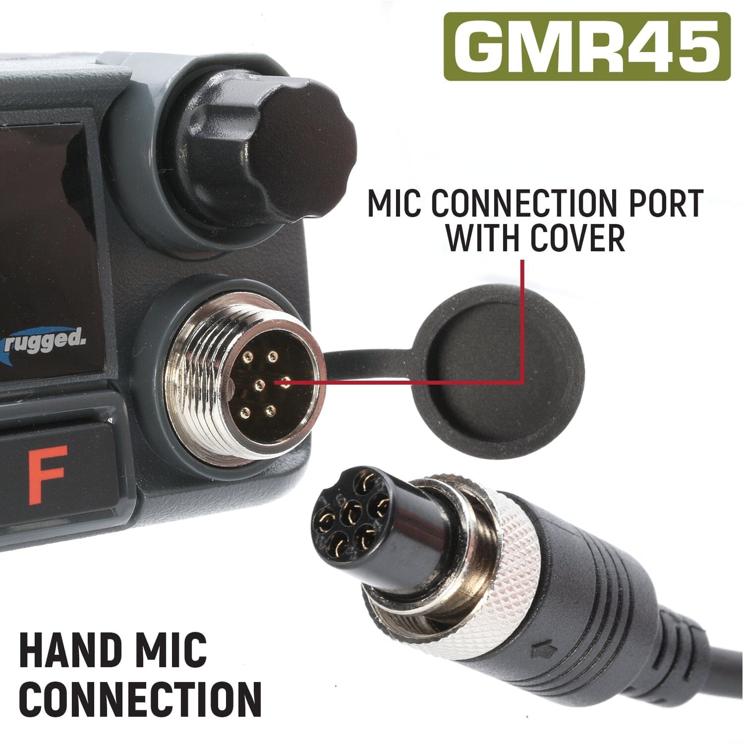 Rugged Radios Radio Kit - GMR45 High Power GMRS Band Mobile Radio with Antenna