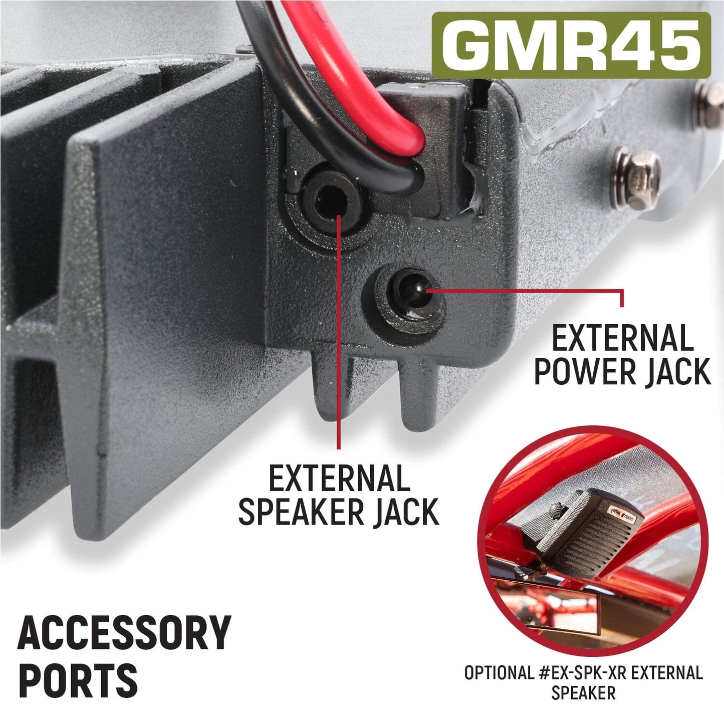 Rugged Radios Radio Kit Lite - GMR45 GMRS Band Mobile Radio with Stealth Antenna
