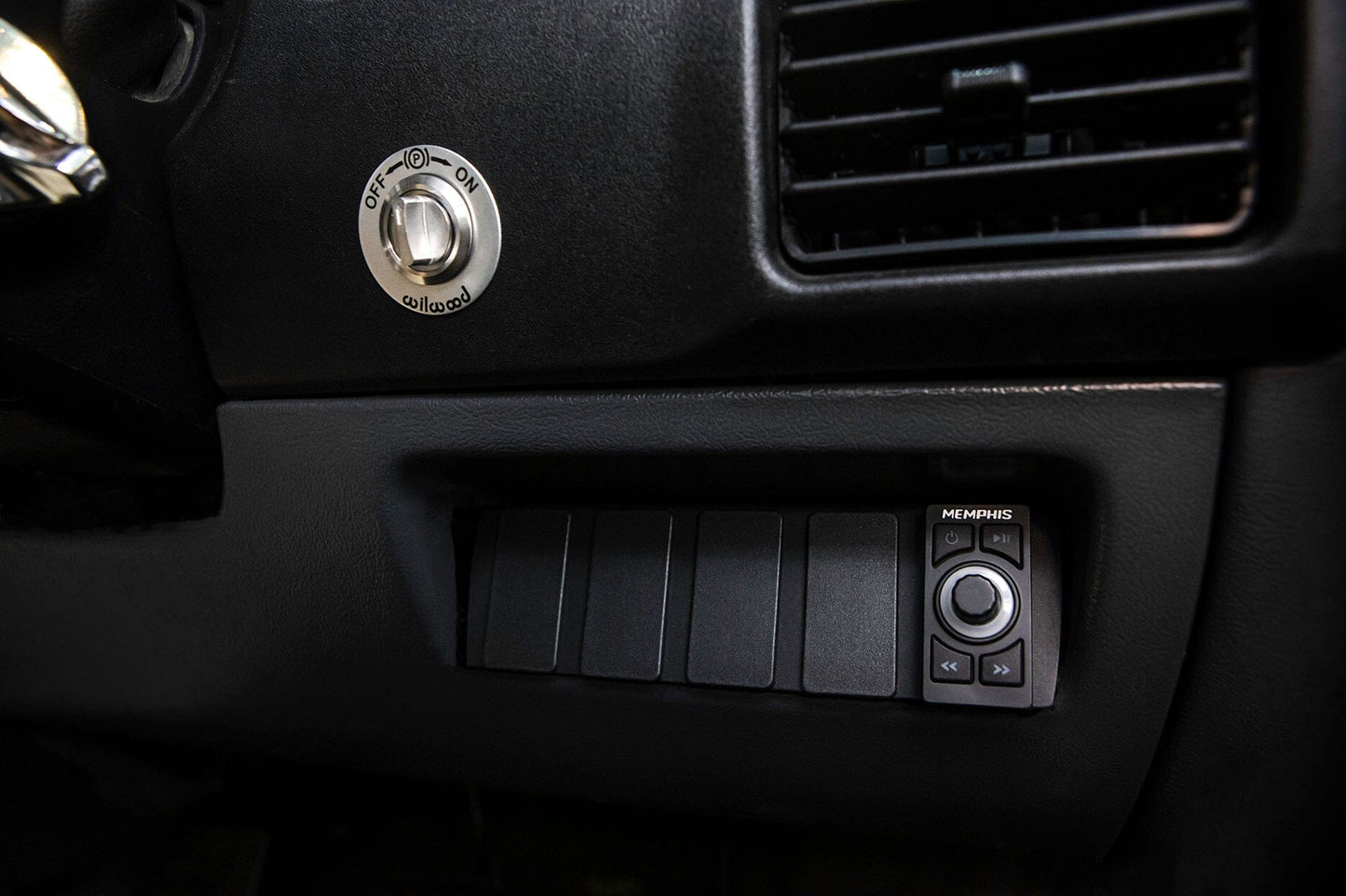 Rugged Radios Rocker Switch Panel for OBS Ford Bronco, F150, and F250 Lower Dash