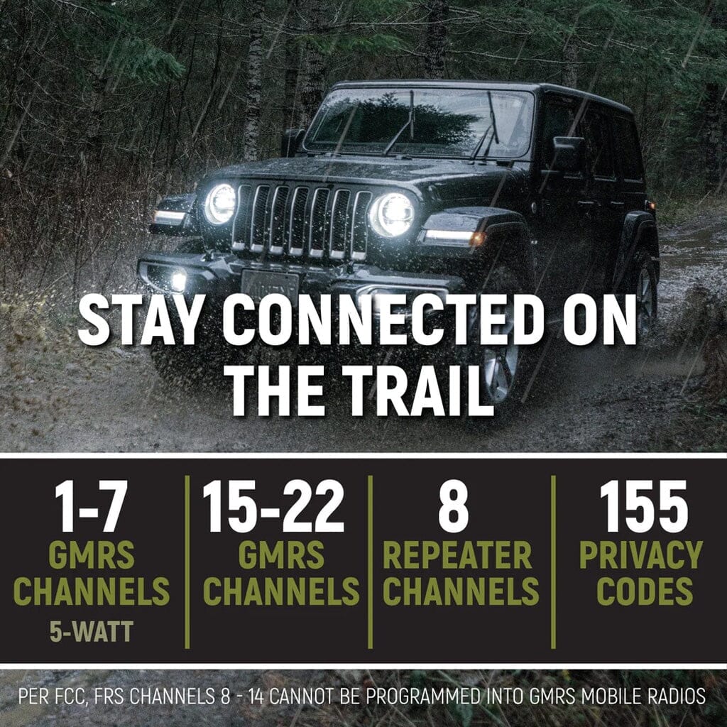 Rugged Radios Rugged GMR45 High Power GMRS Mobile Radio