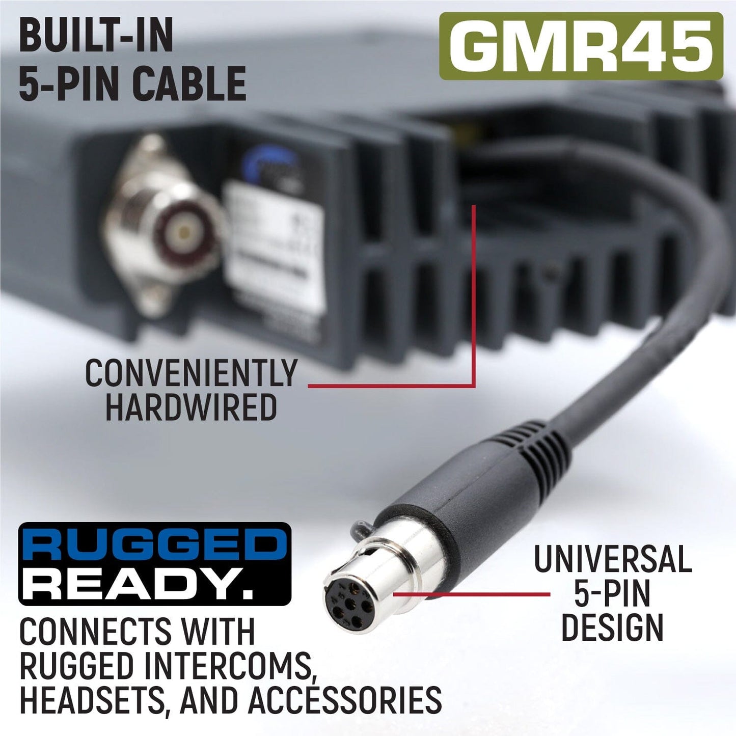 Rugged Radios Rugged GMR45 High Power GMRS Mobile Radio
