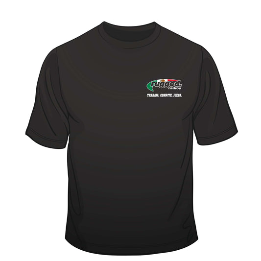 Rugged Radios MEXICAN FLAG T-Shirt - Black - XXXXL