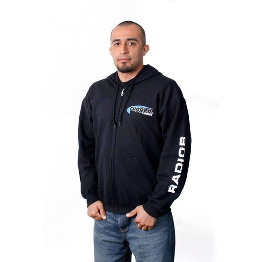 Rugged Radios Zip-Up Hoodie - XXXL