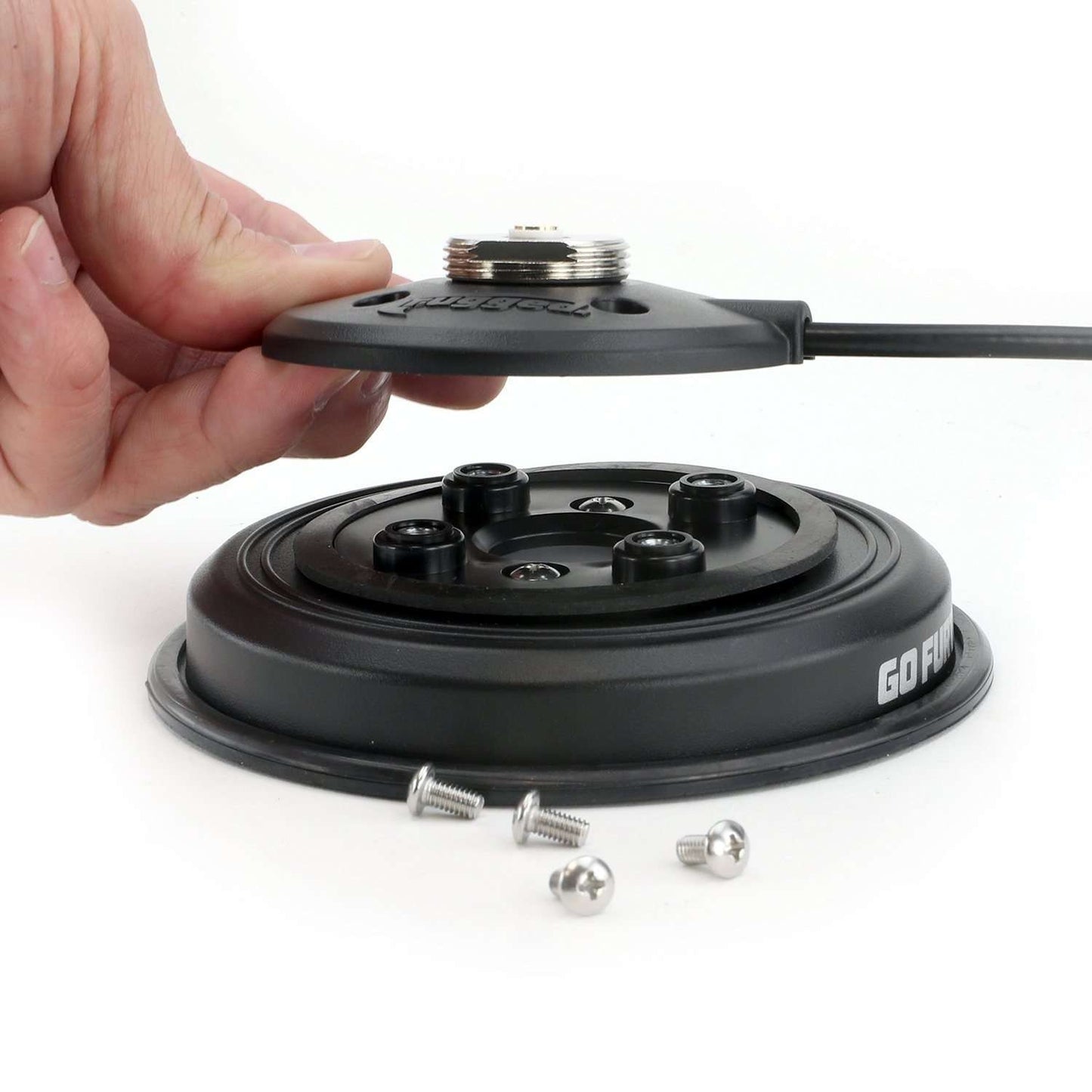 Rugged Radios UNI-MAG Universal NMO or Magnetic Antenna Mount