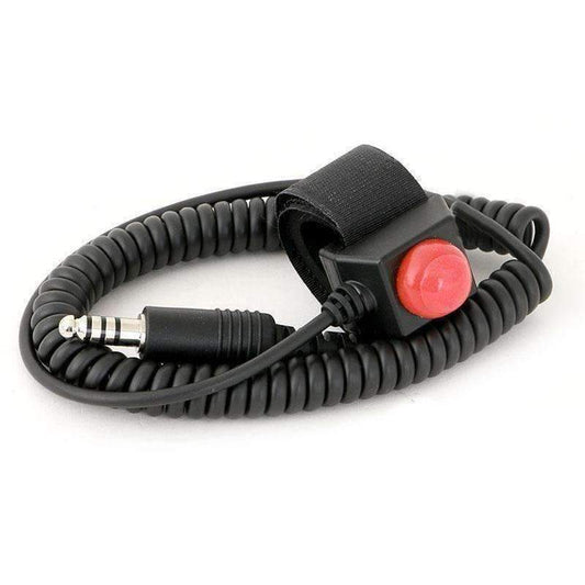 Rugged Radios Velcro Mount Steering Wheel Push to Talk (PTT) with Quick Disconnect for Intercoms