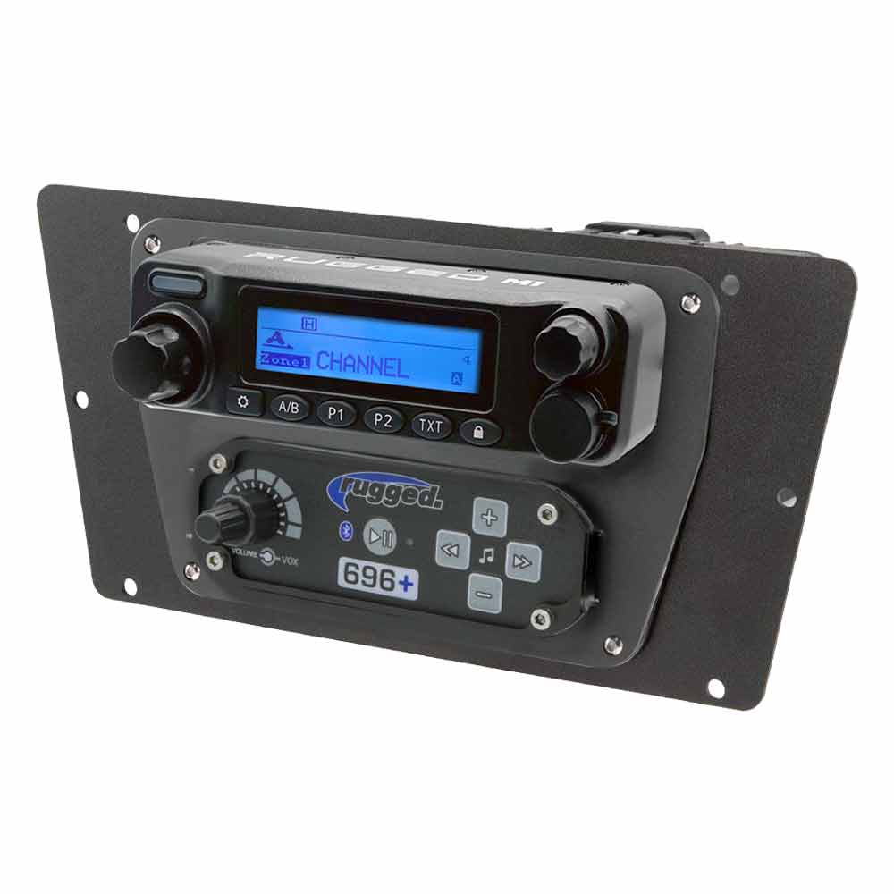 YXZ 1000R Complete Communication Kit with Bluetooth Intercom and 2-Way Radio - 696 PLUS / M1 VHF Business Band