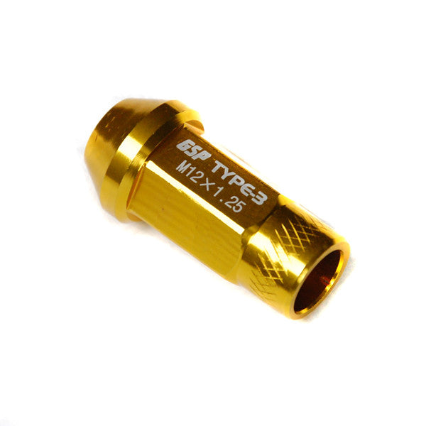Godspeed Type 3 50mm Lug Nuts 20 pcs. Set M12x1.5
