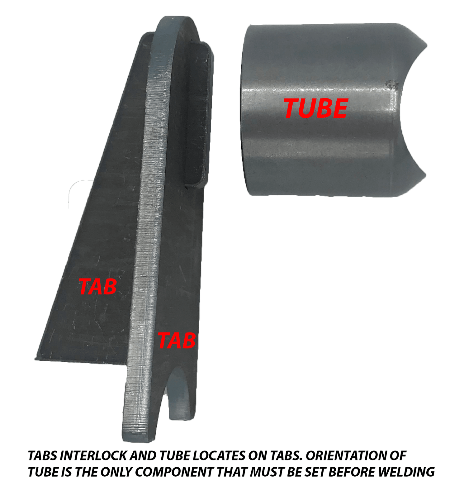 AGM Products Weld-on Chassis Mounts - Electric Jack