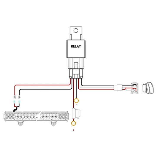 Universal Light Bar / Accessory 10' Wiring Harness