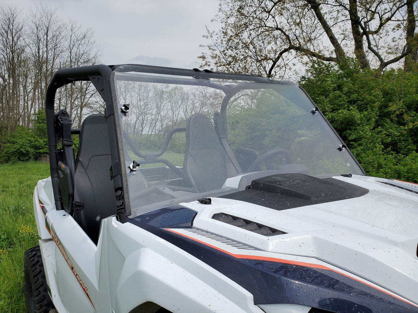 Yamaha Wolverine RMAX 1000 - 1 pc Windshield w/Hard Coat, Clamp and Vent Options